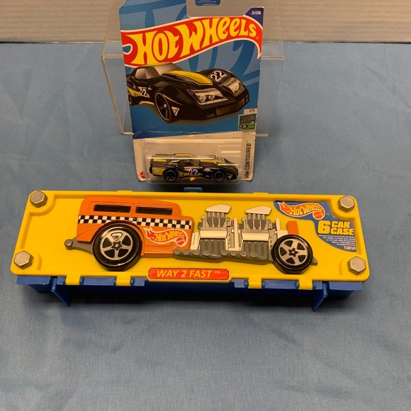 Vintage 1998 Mattel Hot Wheels Way 2 Fast 6 Car Carrying Case - Picture 6 of 6
